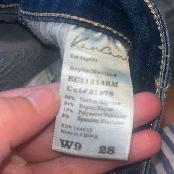 Kancan womens juniors Classic Blue Jeans size 9 - Picture 6 of 7